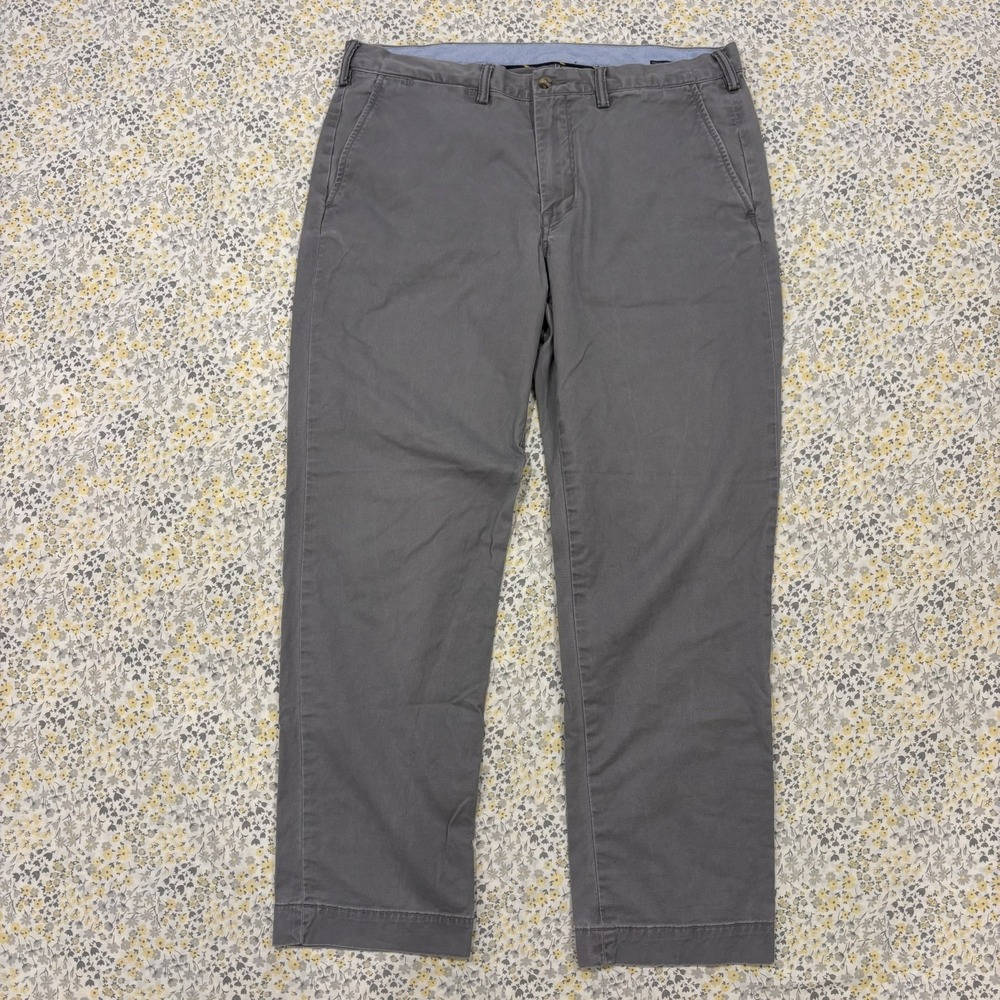 Polo Ralph Lauren The Polo Chino Pants Men's 36x29 Gray Stretch Straight Golf